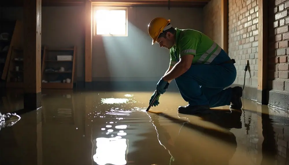 Professional water damage restoration services in Dorsey, IL